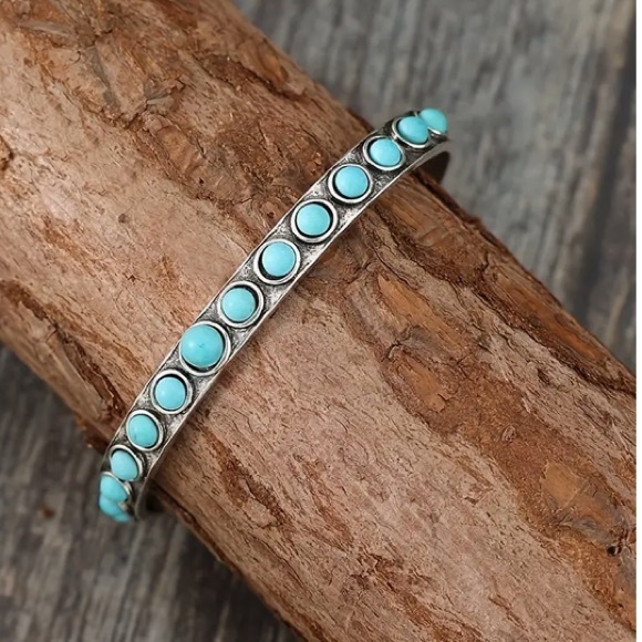 1 left ! Boho turquoise bracelet - Picture 2 of 2